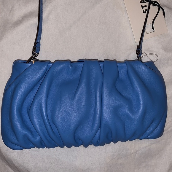 NWT Staud Bean Convertible bag marine blue $198 - Picture 12 of 12